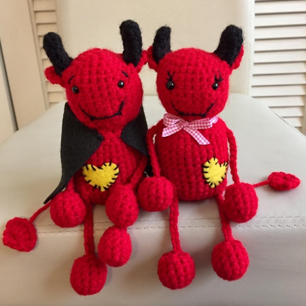 NEW Crochet Handmade Amigurumi Cool Couple, Wedding Gift, Decor